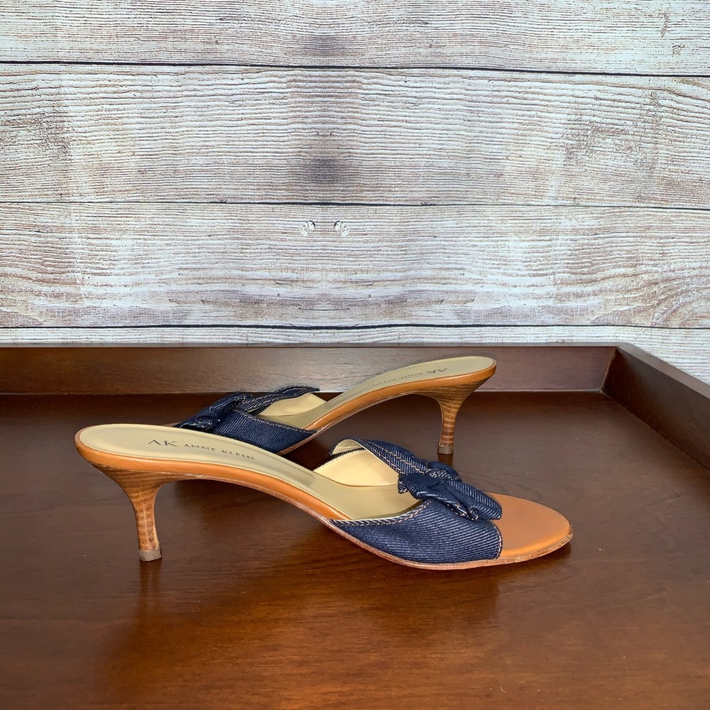 AK Anne Klein KKcarla with Fabric Upper Heels